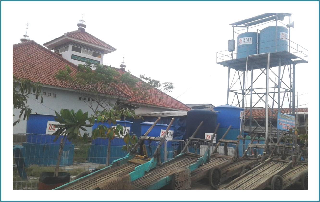 fasilitas publik berupa tanki ải bersih di Kampoeng BNI. Foto by @DuniaBiza