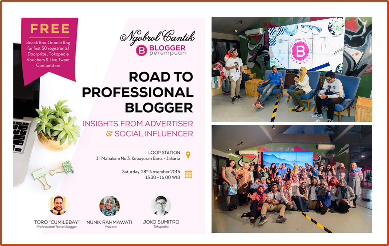 Ngobrol Cantik Road To Prefisional Bloger